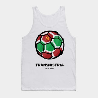 Transnistria Football Country Flag Tank Top